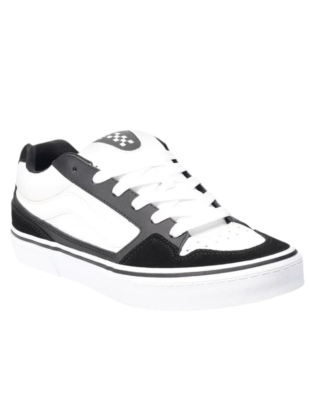 NEW Vans Caldrone Men's Skate Shoes Suede Leather Black White